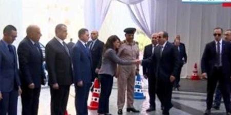 السيسي يصل مقر افتتاح محطة قطارات صعيد مصر - وكالة Mea News