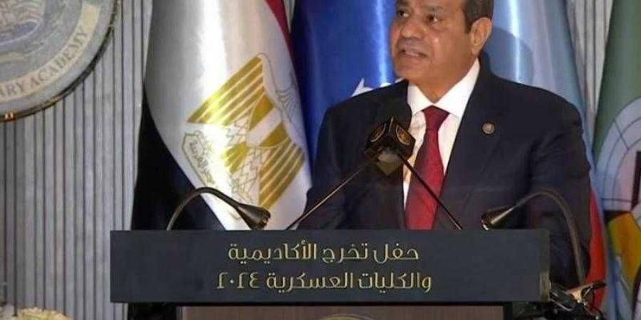 نص كلمة الرئيس السيسي في حفل تخرج الكليات العسكرية - وكالة Mea News