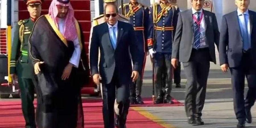 الرئيس السيسي يستقبل ولي العهد السعودي بمطار القاهرة - وكالة Mea News